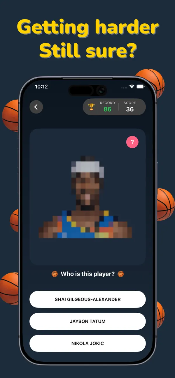 Screenshot #2 pour Hoops Trivia: Guess the Player