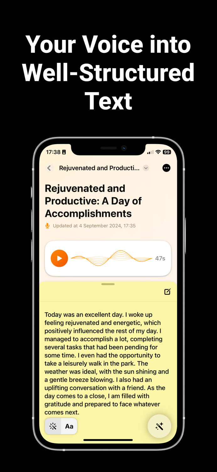 음성 텍스트  메모 메모아