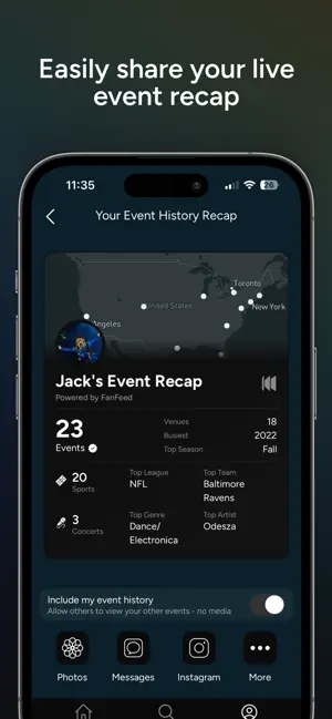 FanFeed: Relive Shows & Events screenshot 3