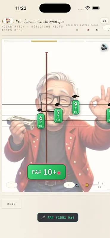 Mozart Match: lire les notes screenshot 9 of 10