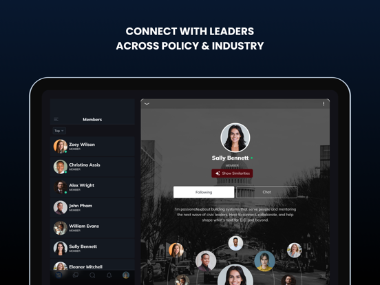 STATION DC iPad screenshot 1 - Social Networking app