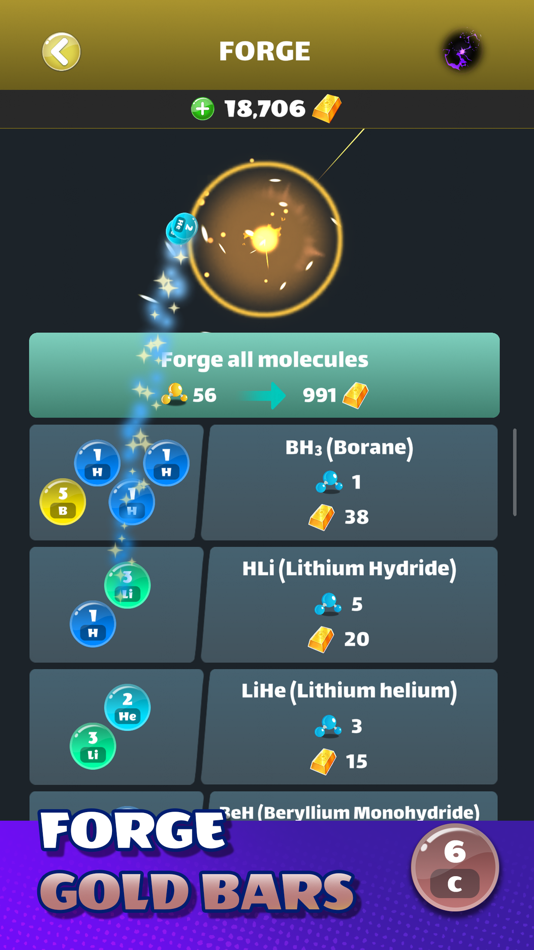 #6. Atomic Tiles: Merge Puzzle (iOS) By: Guillermo Sanchez de Molina Hernandez
