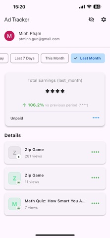 AdStats: Revenue Tracker screenshot