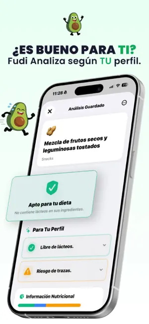 Fudi - Food Label Scanner AI screenshot 1