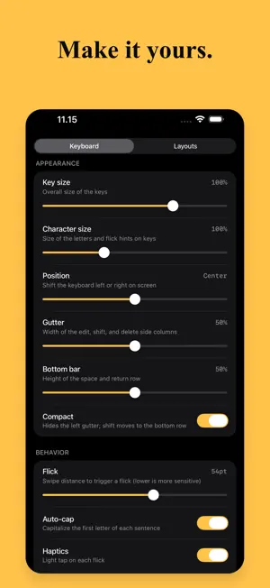 Swipeys Keyboard screenshot 4