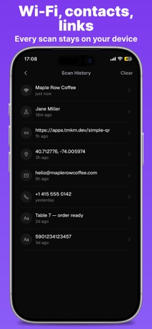Simple QR: Generator & Scanner Screenshot 6 of 7
