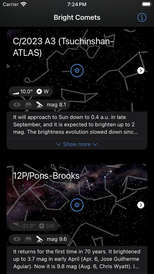 #5. Bright Comets (iOS) 由: Hanno Rein