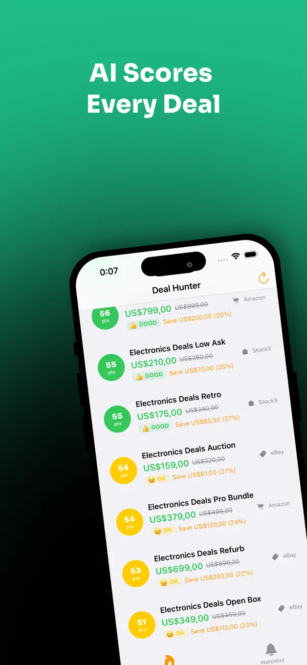 Screenshot #3 pour Deal Hunter: AI Shopping Deals