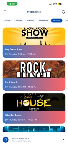 Rockcity 101.9 FM screenshot