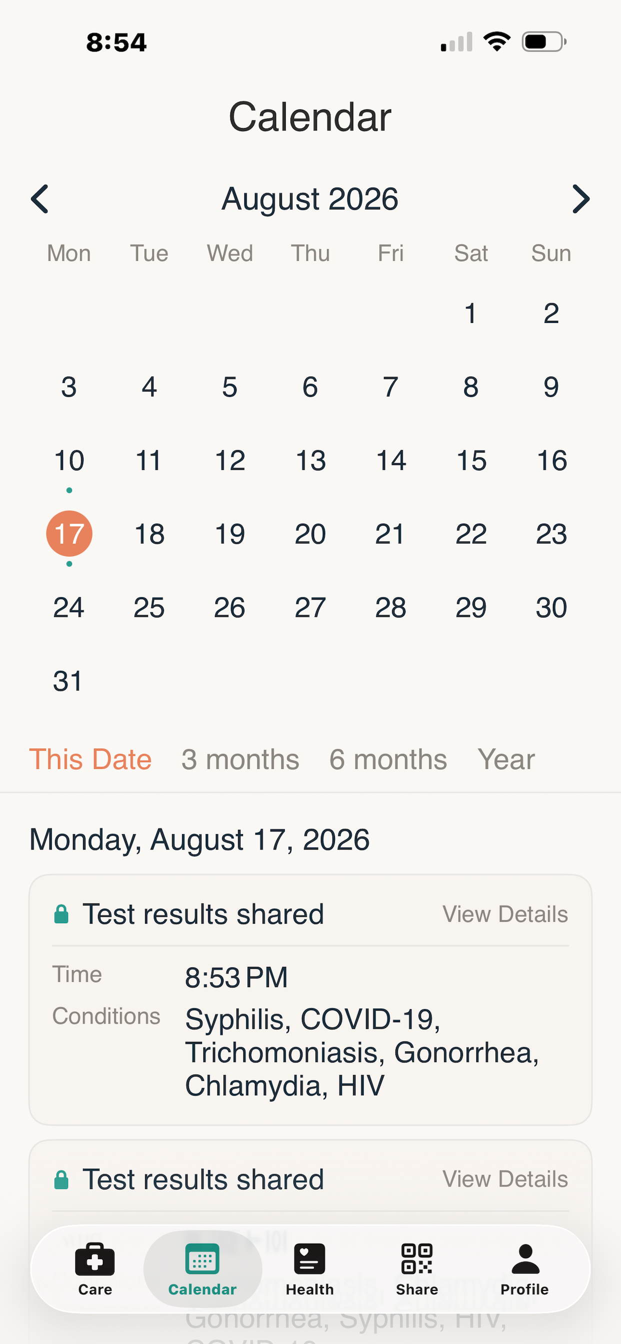 Protecht Health screenshot 5