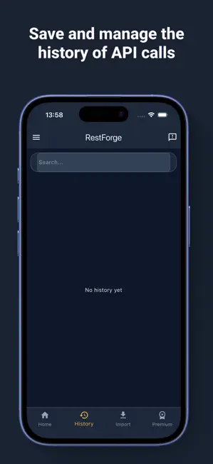 RestForge - API Client iPhone screenshot 2