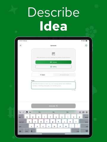 Garden Design AI – GardenUp iPad screenshot