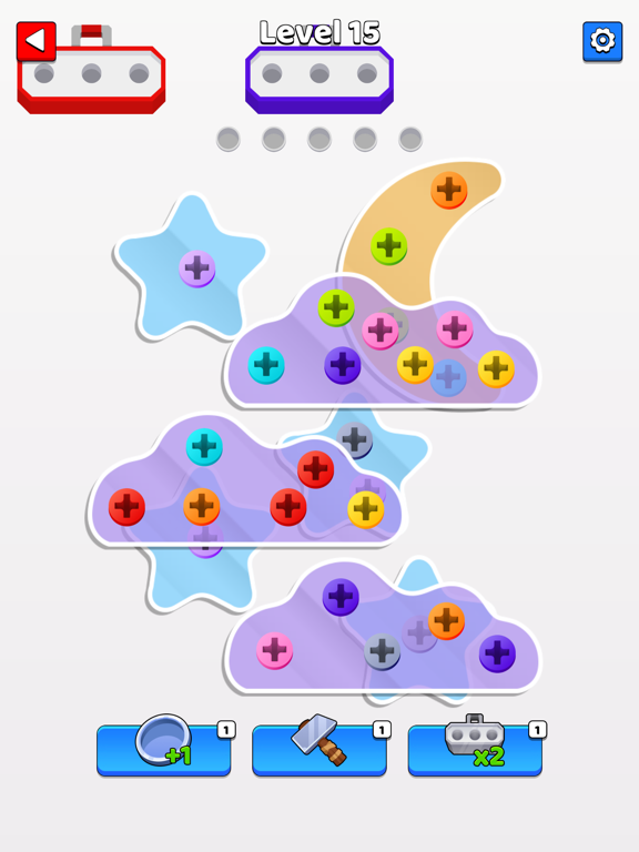 Screw Away - Nuts & Bolts Jam iPad screenshot 2 - Games app