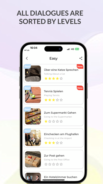 Learn German AI Conversations iPhone screenshot 3 - Education app