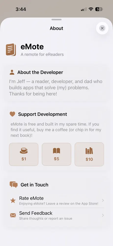 《eMote》App screenshot 6