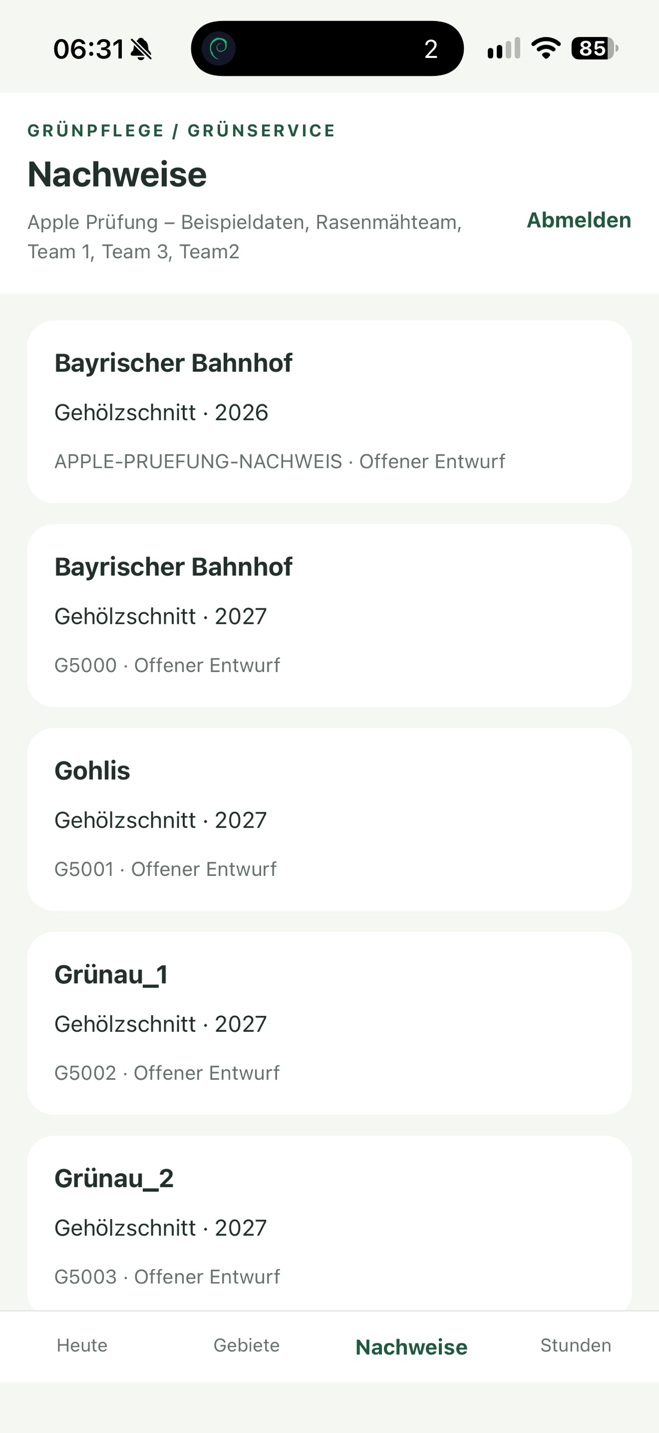 Screenshot 4 of Grünpflege Grünservice