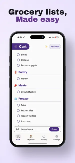 Basket Case: Grocery Lists screenshot 1