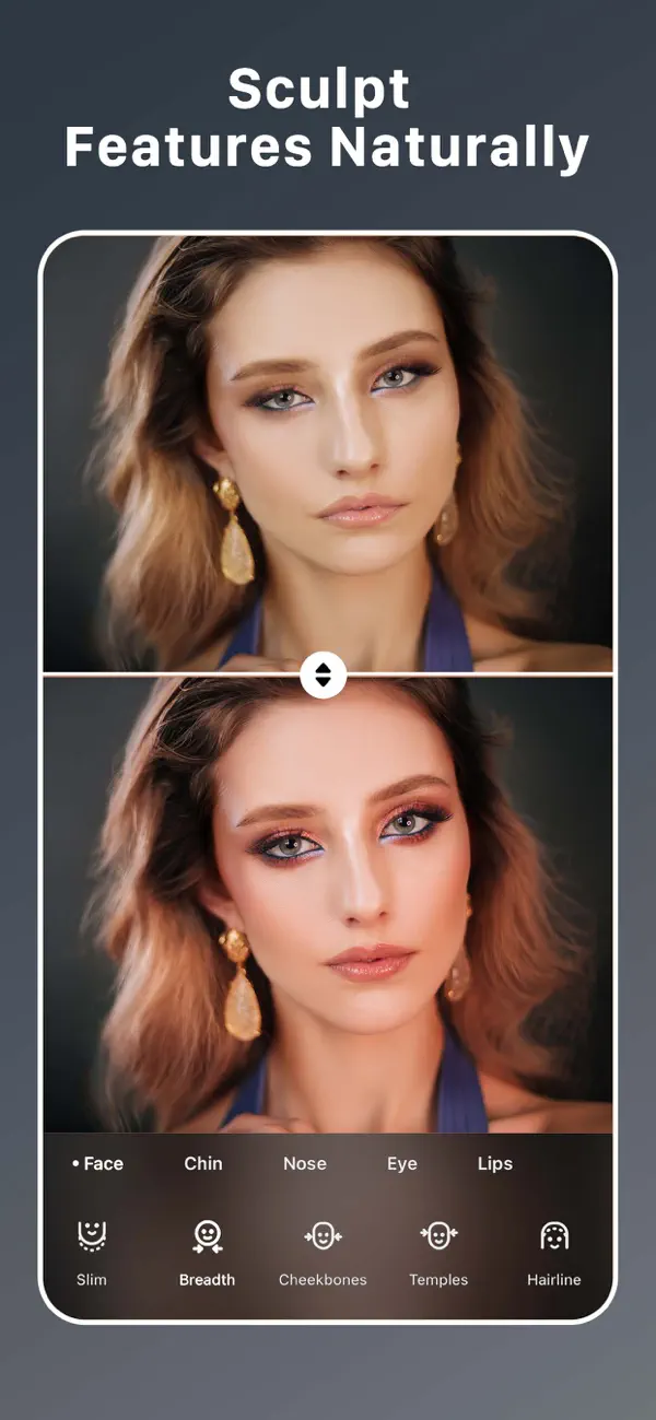 #4. Everlook- Face & Body Editor (iOS) Podle: Alpha Mobile Limited