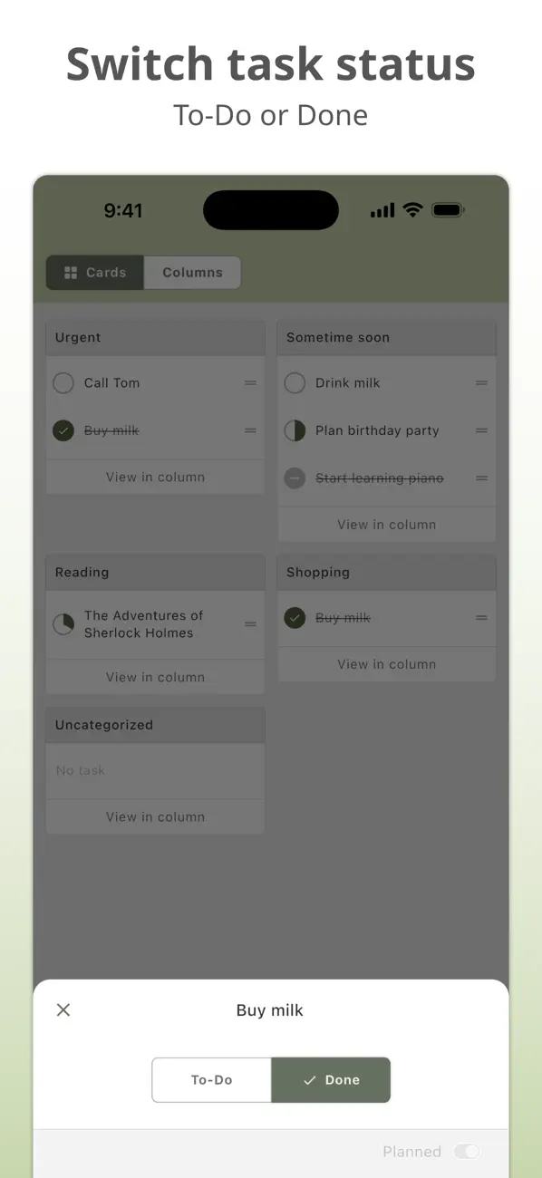 #5. Whizz - Task Progress Manager (iOS) Ved: Moss