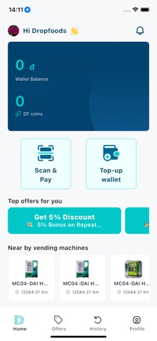 Dropfoods app screenshot 3
