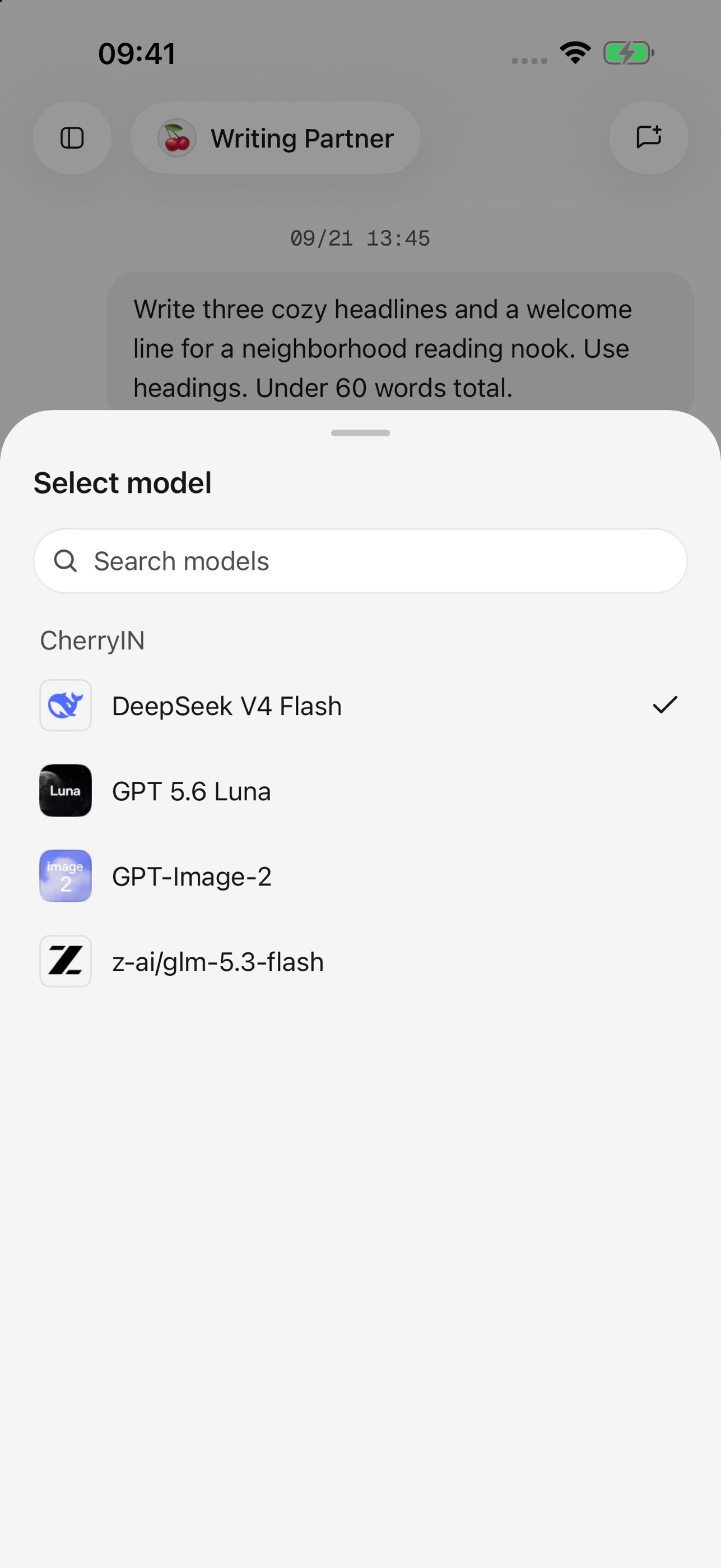 Screenshot 3 of Cherry Studio App