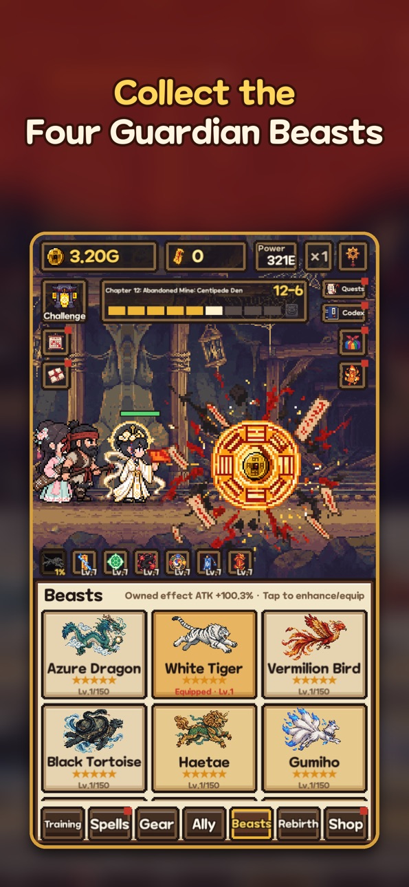 Joseon Exorcist: Idle RPG iOS Mod IPA screenshot 6 - iOS game interface