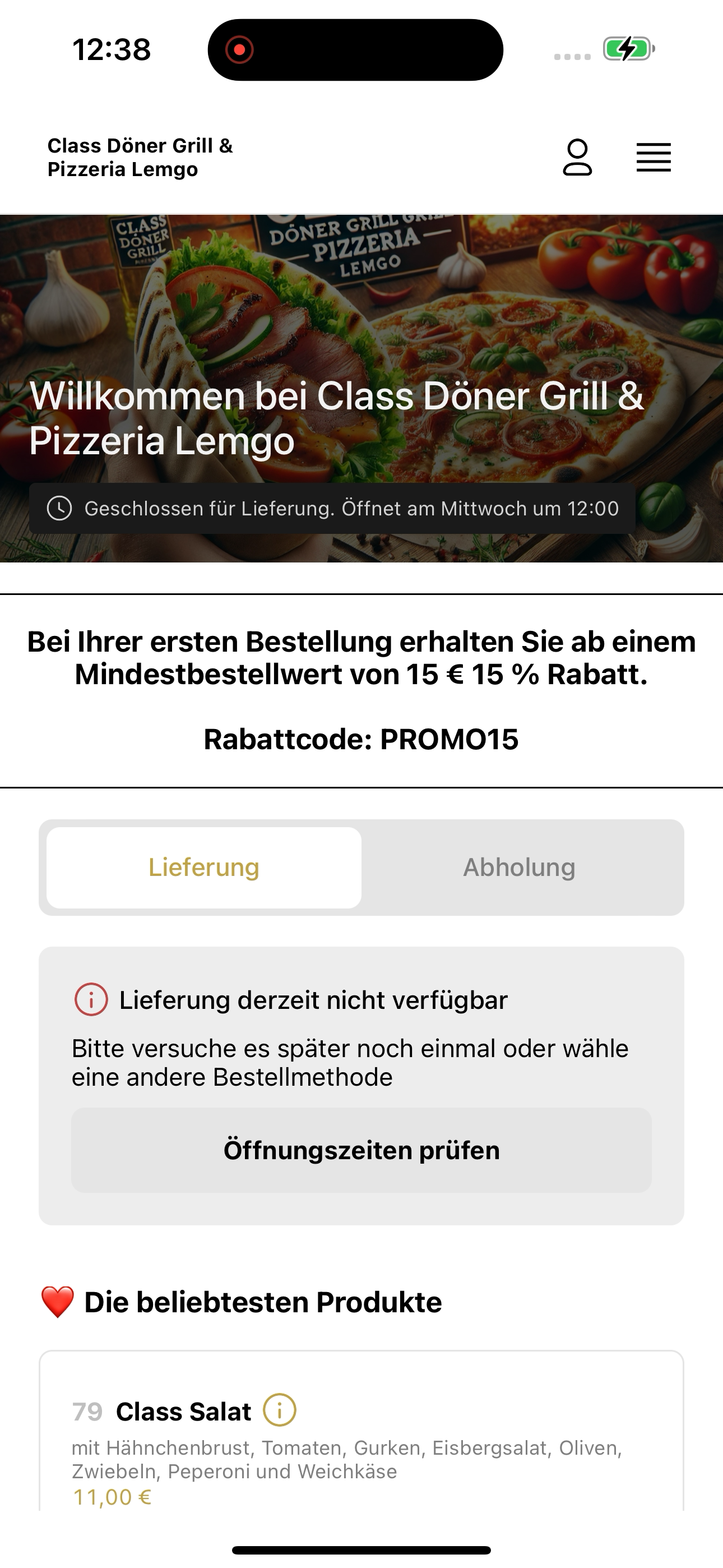 Class Döner Grill Pizzeria screenshot 6