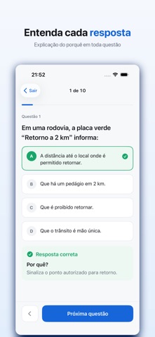 Simulado DETRAN 2026 screenshot 3