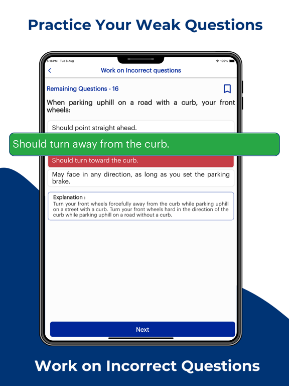 Mississippi DMV Prep Test iPad screenshot 5 - Education app