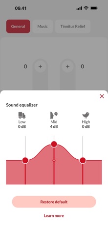Bernafon App iPhone screenshot 2