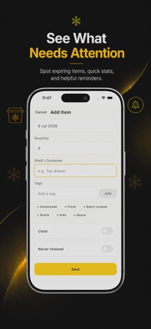 Simple Freezer Notes Screenshot 1 of 6