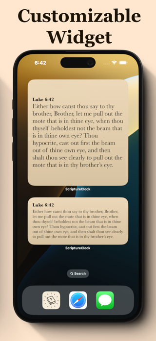Scripture Clock - KJV Bible Screenshot 2 of 4