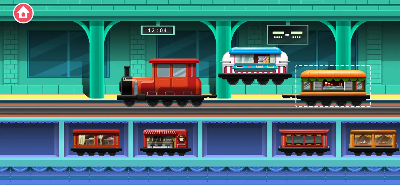 Screenshot #1 pour Jeux de Constructeur de Trains