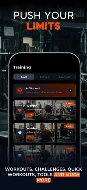 Total Fitness: Workout Planner screenshot 2