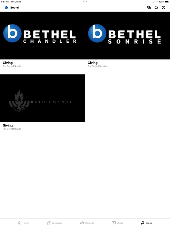 Bethel Chandler iPad screenshot 5 - Education app