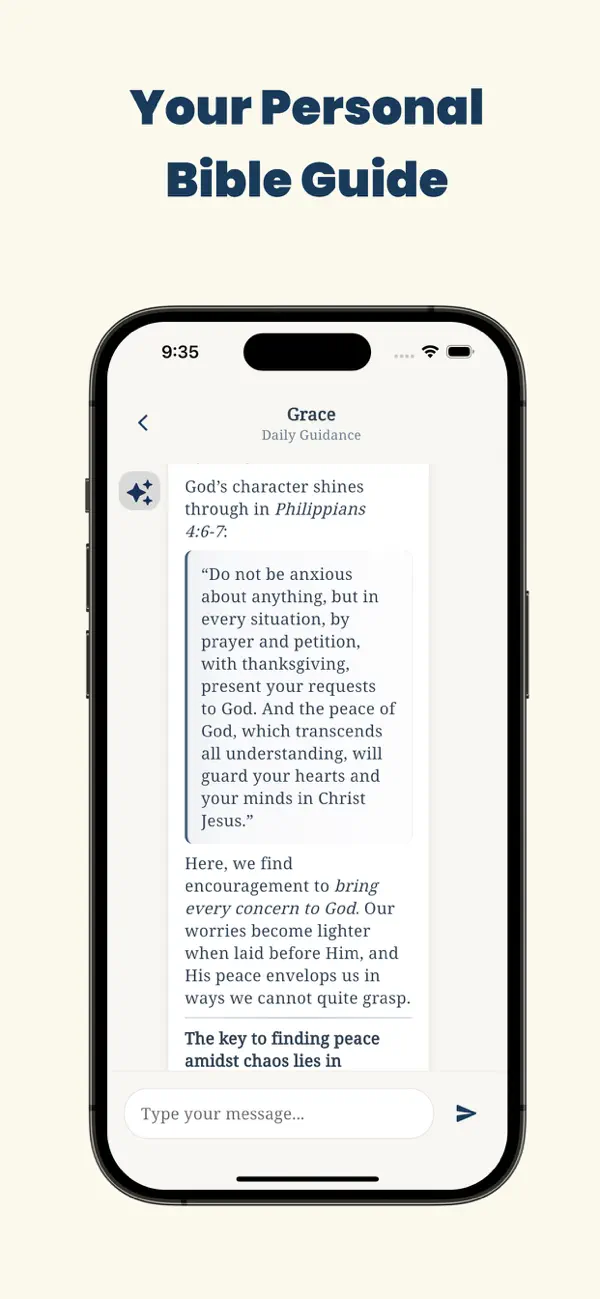 Screenshot #2 pour Faithline: Bible Chat