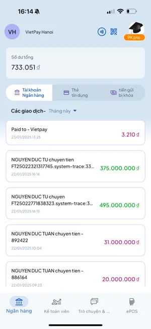 Vietpay Business screenshot 2