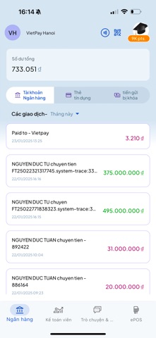 Vietpay Business screenshot