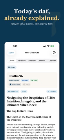 Derekh Learning: Daily Torah Screenshot 1 of 10