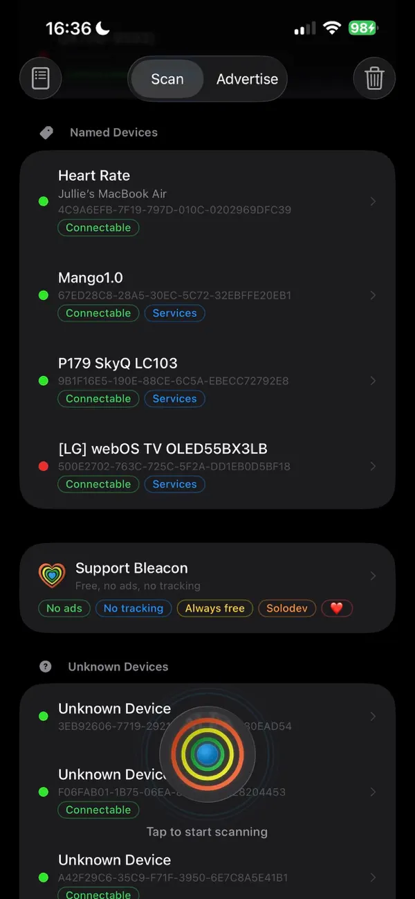 #2. Bleacon (iOS) Podle: Sergio Sette