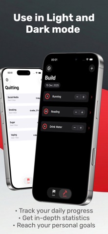 Quitter - Daily Habit Tracker iPhone screenshot