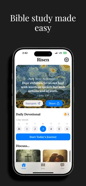 Risen - Bible Chat screenshot 4