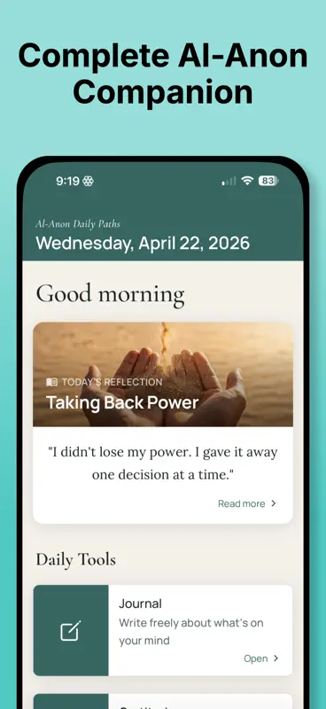 Al-Anon Daily Paths screenshot 1 of 9