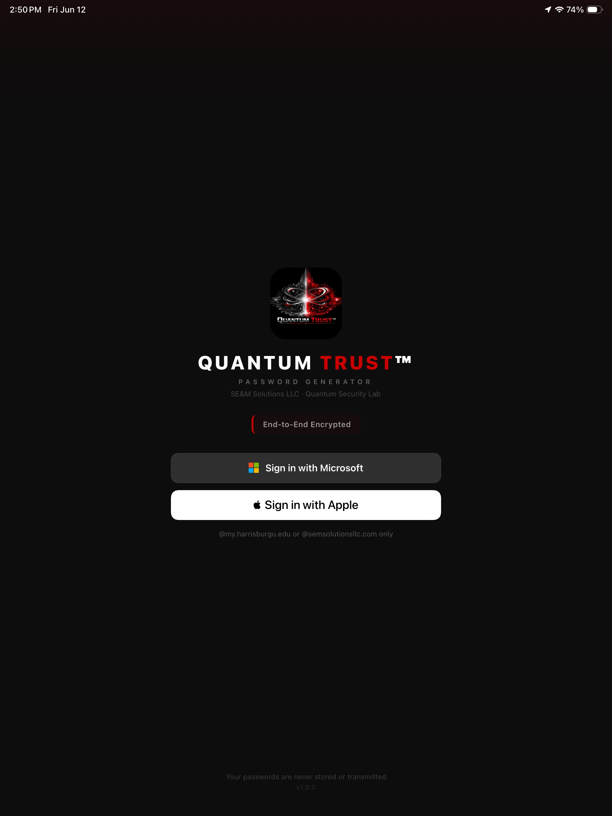 Quantum Trust