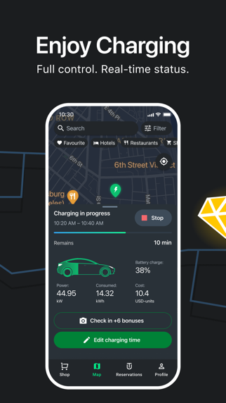 GO TO-U: EV Charging App iPhone screenshot 8 - Navigation app