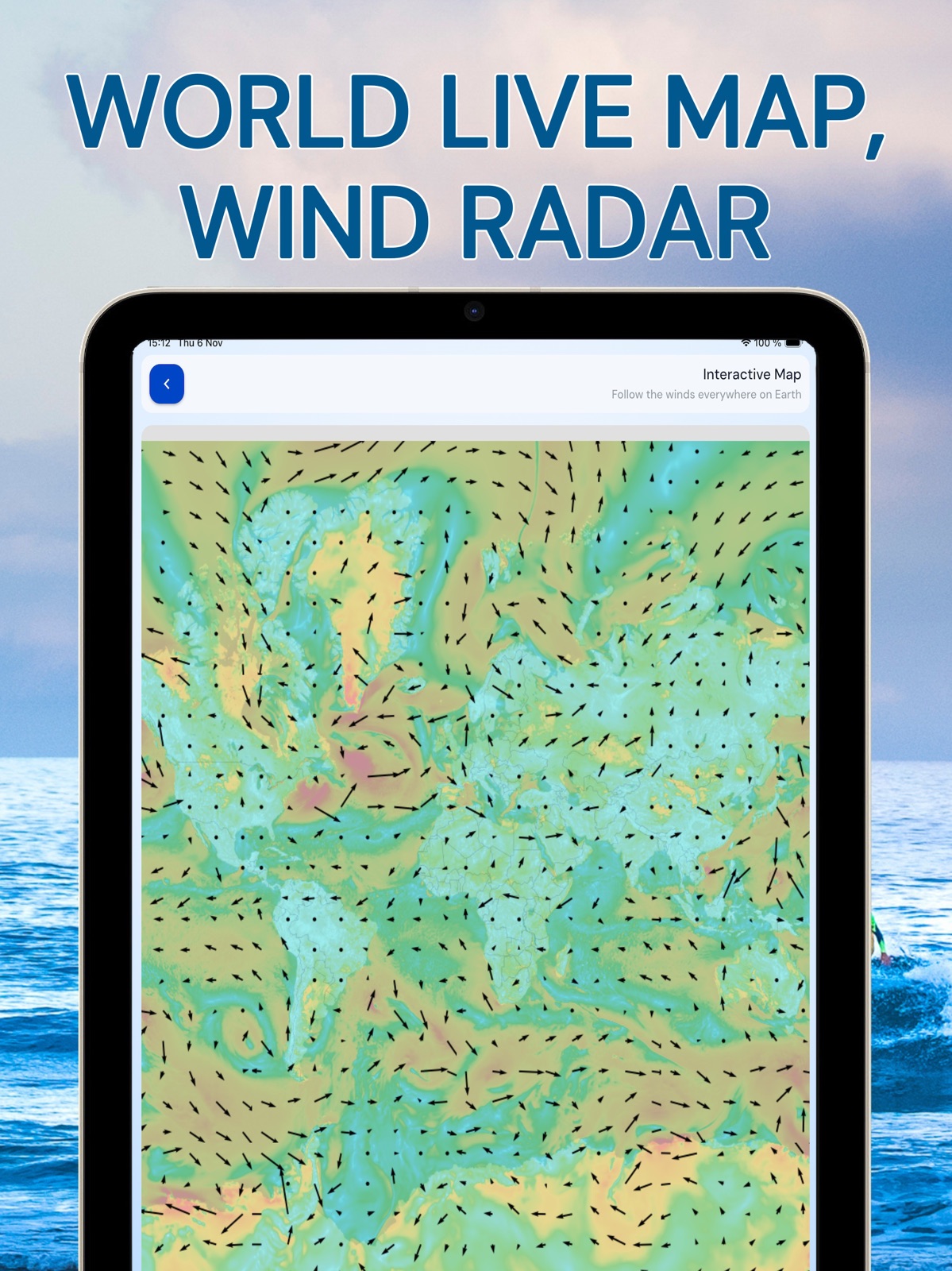 Wind Radar Map - Anemometer ipad screenshot 2