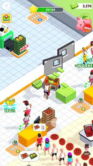Supermarket Simulation - Game screenshot 2