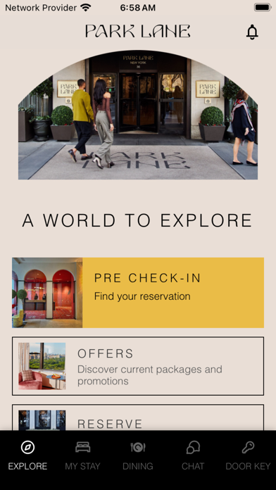 Park Lane New York Hotel App Screenshot