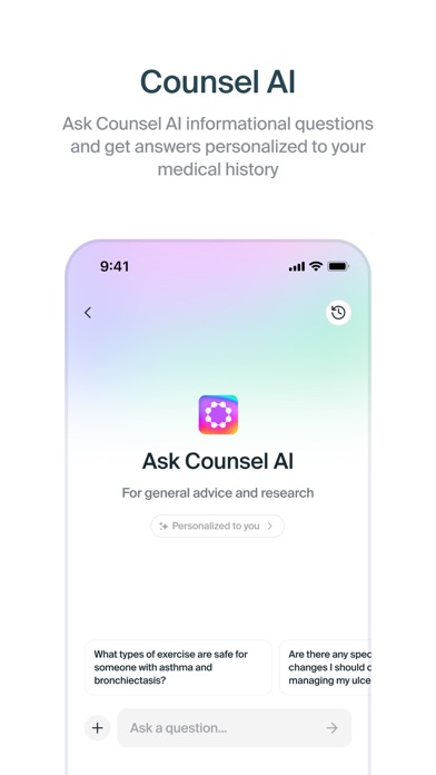 Counsel Health Screenshot