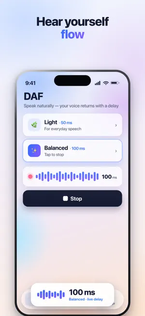 StutterFlow Stuttering Therapy screenshot 2